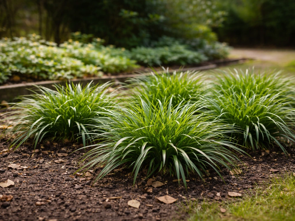 Liriope gras in de tuin: herkenning, verzorging en problemen